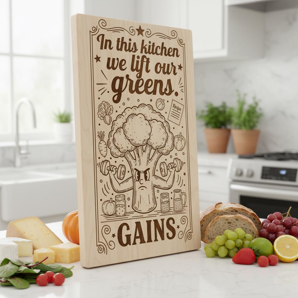 Engraving File Bundle Retro Kitchen Designs for Charcuterie Boards Whimsical Snacks