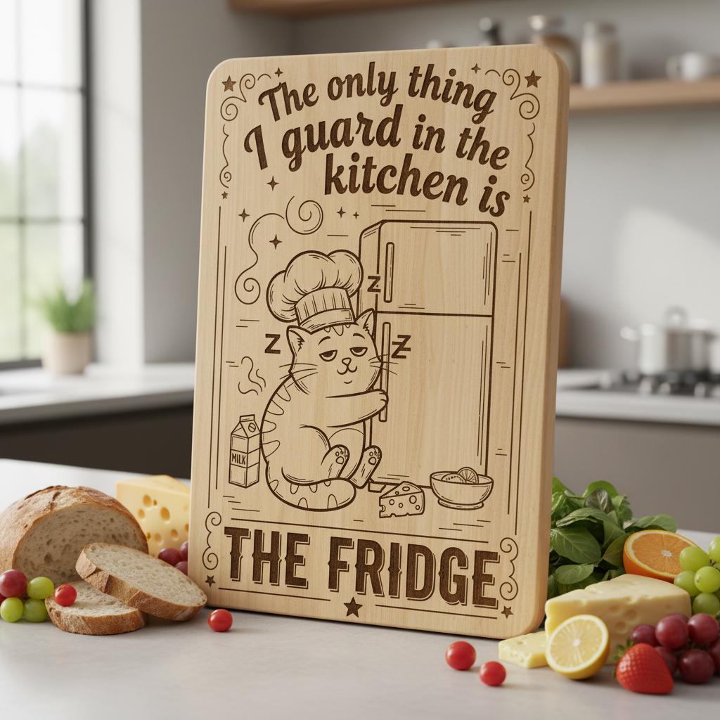 Engraving File Bundle Retro Kitchen Designs for Charcuterie Boards Whimsical Snacks