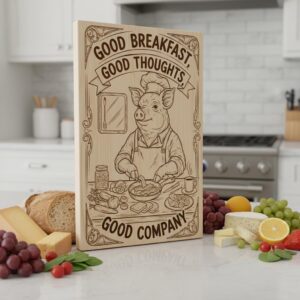 Funny Animal Noodle Charcuterie Engraving Bundle Vintage Kitchen Humor Designs