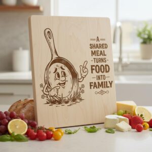 Funny Charcuterie Board Designs, Engraving Files for Quirky Kitchen Decor