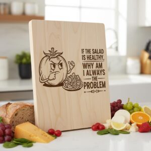 Funny Charcuterie Board Designs, Engraving Files for Quirky Kitchen Decor
