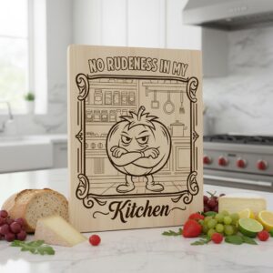 Funny Charcuterie Board Engraving File, 21 Cracked Egg Designs, Kitchen Humor