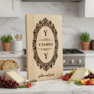 Monogram Engraving Files, Vintage Frames for Charcuterie Boards, Family Name Art