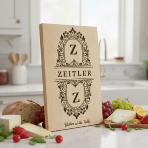 Monogram Engraving Files, Vintage Frames for Charcuterie Boards, Family Name Art