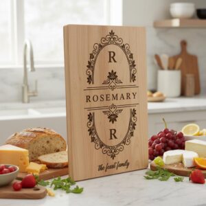 Monogram Engraving Files, Vintage Frames for Charcuterie Boards, Family Name Art