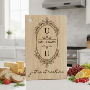 Monogram Engraving Files, Vintage Frames for Charcuterie Boards, Family Name Art