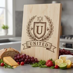 Vintage Monogram Family Crest Designs, 52 Charcuterie Board Engraving Files