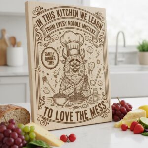 Whimsical Doodle Breakfast Charcuterie Engraving Design Bundle for Boards