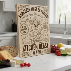 Whimsical Doodle Breakfast Charcuterie Engraving Design Bundle for Boards