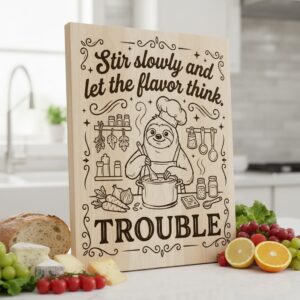 Animal Chef Board Engraving Designs Bundle, 20 Kitchen Charcuterie Files