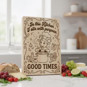 Animal Chef Board Engraving Designs Bundle, 20 Kitchen Charcuterie Files