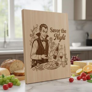 Animal Chef Designs Bundle, Kitchen Engraving Files, Laser Art for Charcuterie Board