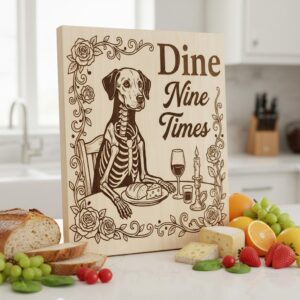 Animal Chef Designs Bundle, Kitchen Engraving Files, Laser Art for Charcuterie Board