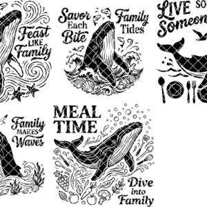 Charcuterie Board Bundle, 41 Vintage Kitchen Engraving Designs for Foodie Gifts