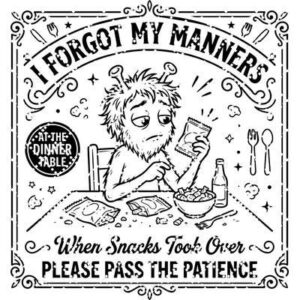 Charcuterie Board Designs, Funny Kitchen Vintage Cartoon Art for Laser Engraving