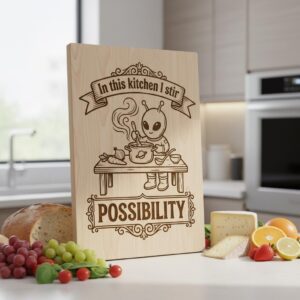 Charcuterie Board Engraving Bundle, Whimsical Vintage Line Art, Animal Chef Banner