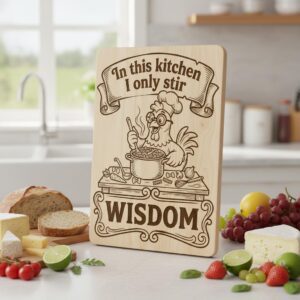 Charcuterie Board Engraving Bundle, Whimsical Vintage Line Art, Animal Chef Banner