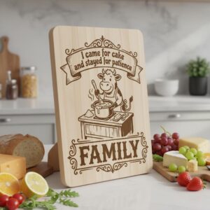 Charcuterie Board Engraving Bundle, Whimsical Vintage Line Art, Animal Chef Banner
