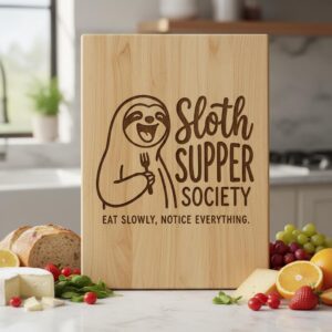 Charcuterie Board Engraving File, Funny Kitchen Animal Art Bundle, Serving Board