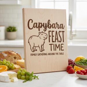 Charcuterie Board Engraving File, Funny Kitchen Animal Art Bundle, Serving Board