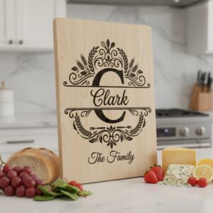 Elegant Alphabet Surname Monogram Bundle, Engraving Ready Family Name Designs