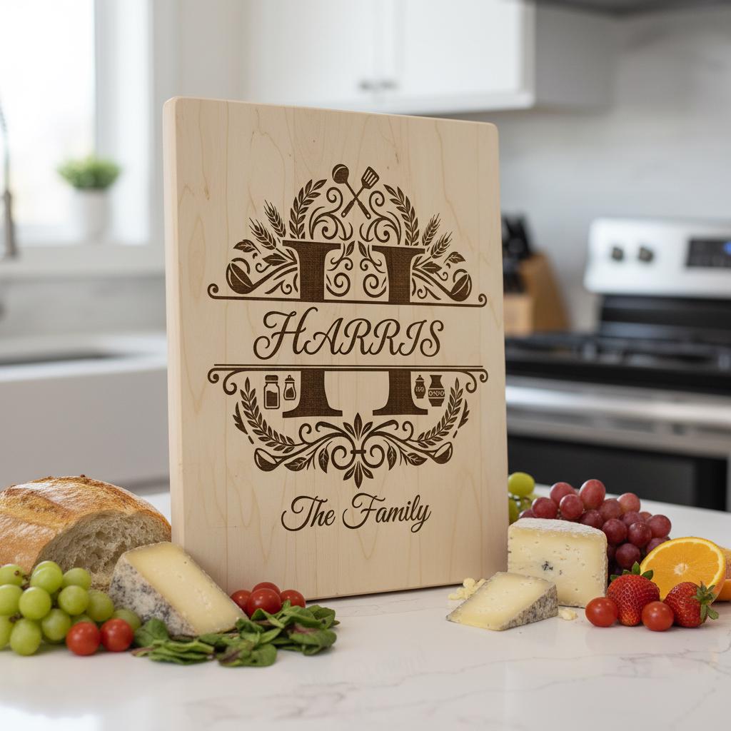 Elegant Alphabet Surname Monogram Bundle, Engraving Ready Family Name Designs