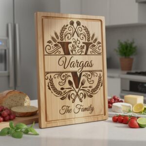 Elegant Alphabet Surname Monogram Bundle, Engraving Ready Family Name Designs