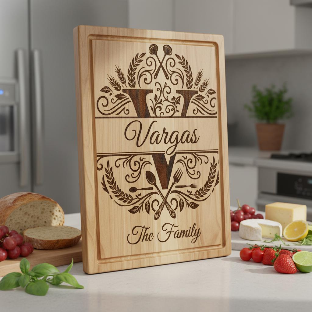 Elegant Alphabet Surname Monogram Bundle, Engraving Ready Family Name Designs