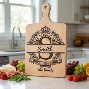 Elegant Monogram Bundle, Family Name Engraving Files for Boards and Wood Signs