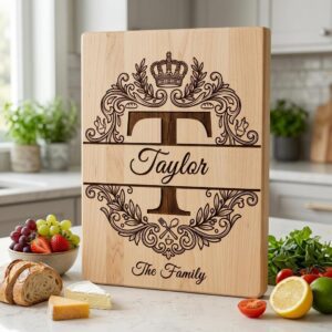 Elegant Monogram Bundle, Family Name Engraving Files for Boards and Wood Signs