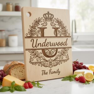 Elegant Monogram Bundle, Family Name Engraving Files for Boards and Wood Signs