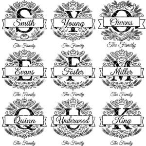 Engraving File Bundle, Bread Board Decor, Rustic Kitchen, Custom Monogram Family Name