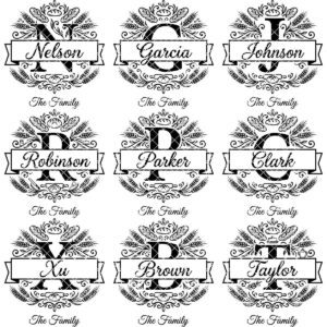 Engraving File Bundle, Bread Board Decor, Rustic Kitchen, Custom Monogram Family Name