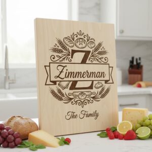 Engraving File Bundle, Bread Board Decor, Rustic Kitchen, Custom Monogram Family Name