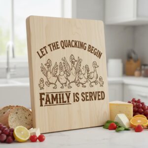 Funny Animal Design Bundle for Charcuterie Board, Retro Laser Engraving Files