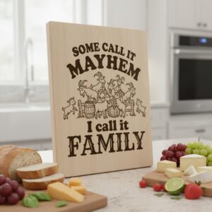 Funny Animal Design Bundle for Charcuterie Board, Retro Laser Engraving Files