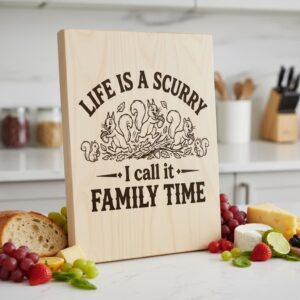 Funny Animal Design Bundle for Charcuterie Board, Retro Laser Engraving Files