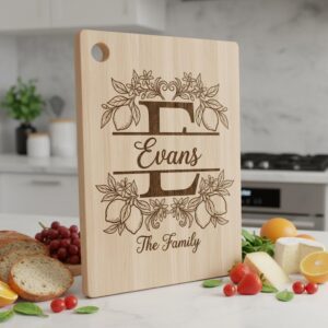 Monogram Engraving Bundle, Custom Family Name Logo, Alphabet Ornament Boards