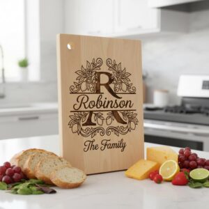 Monogram Engraving Bundle, Custom Family Name Logo, Alphabet Ornament Boards