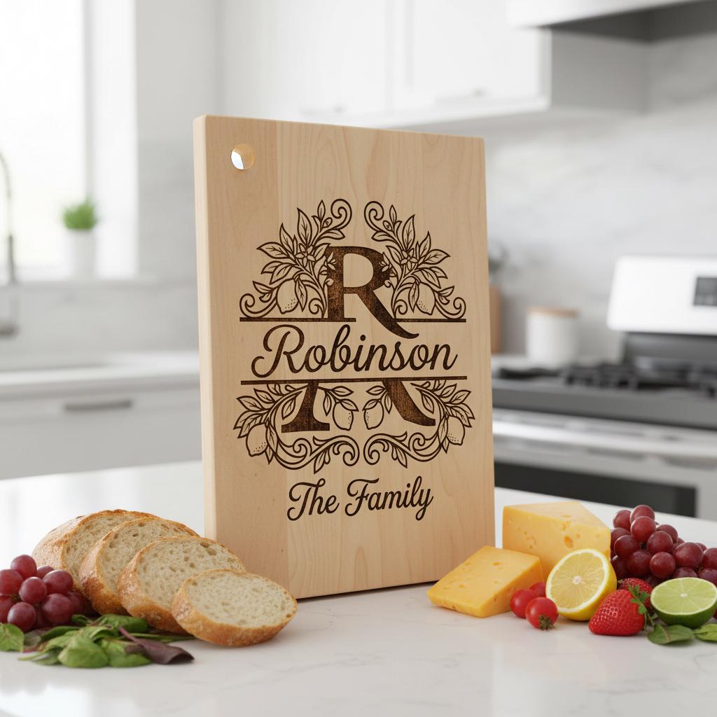 Monogram Engraving Bundle, Custom Family Name Logo, Alphabet Ornament Boards