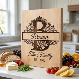 Monogram Engraving Designs, Custom Family Name, Alphabet Surname Banners