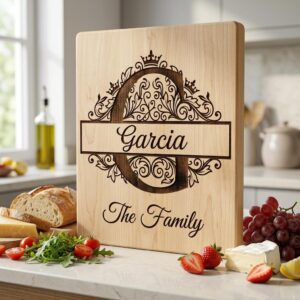 Monogram Engraving Designs, Custom Family Name, Alphabet Surname Banners