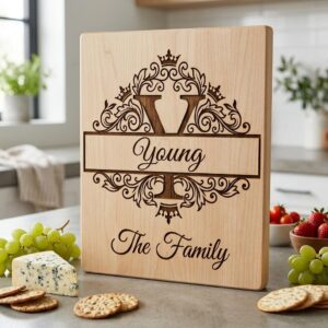 Monogram Engraving Designs, Custom Family Name, Alphabet Surname Banners
