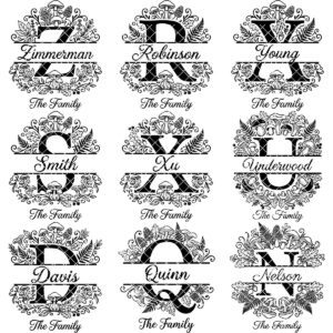 Mushroom Forest Kitchen Design, Custom Family Name Board, Laser Monogram Set