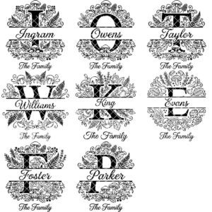 Mushroom Forest Kitchen Design, Custom Family Name Board, Laser Monogram Set