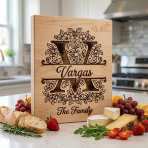 Personalized Monogram Alphabet Bundle, Floral Apple Blossom Design for Family Gifts