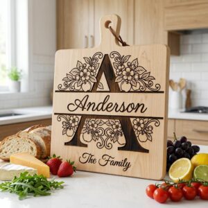 Personalized Monogram Alphabet Bundle, Floral Apple Blossom Design for Family Gifts