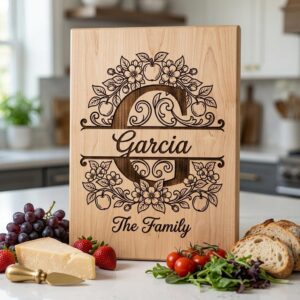 Personalized Monogram Alphabet Bundle, Floral Apple Blossom Design for Family Gifts