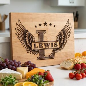 Winged W Monogram Alphabet Bundle, Family Name Laser Engraving Designs