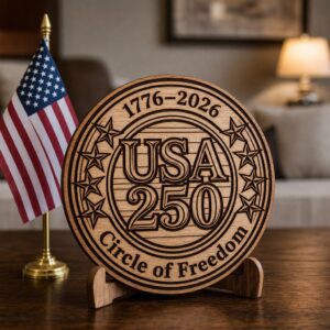 250th Anniversary Patriotic Bundle, American Liberty Symbols, Wood Sign Files